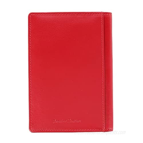 ILI Leather Solid Color Vaccine Card and ID Holder