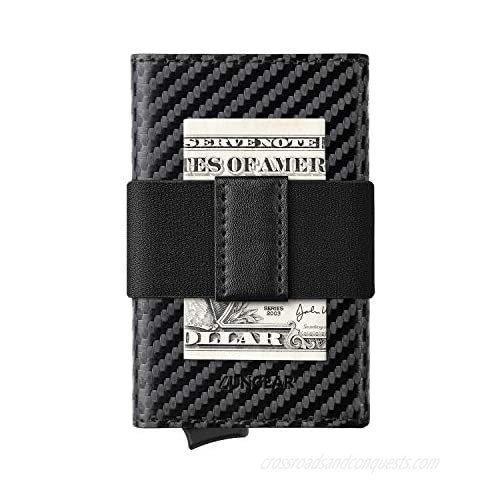 Minimalist Pop Up Wallet  Slim Credit Card Holder For Men With Money Band ID Case Hold 5 Cards