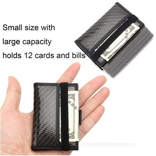 Minimalist Slim Wallet - iPulse Full Grain Leather RFID Protection Wallet and Card Holder
