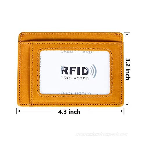 Minimalist Slim Wallet RFID Front Pocket for Son Christmas Birthday Gifts from Dad Father to Step Son Teen Boys Graduation Valentines Day Love You Business Credit Card Holder Card Case Holder Leather