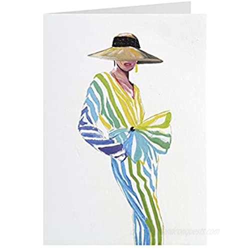 NIQUEA.D Happy Birthday Card Striped Outfit (NB-0188)