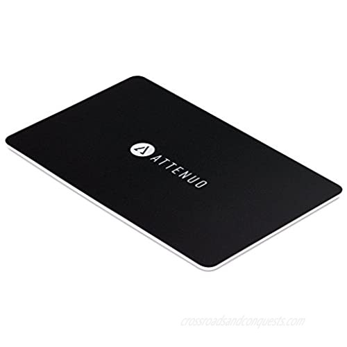 RFID/NFC Blocking Card by ATTENUO | Contactless Cards Protection | 1 Card Protects Your Entire Wallet | No Batteries Required  No Fiddly Sleeves  Fuss-Free Protection - Black