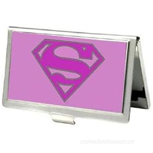 Supergirl Superman Pink Logo Metal Business Card/ID Holder