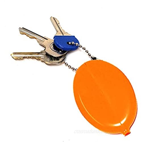 3 RUBBER SQUEEZE COIN HOLDER (orange)