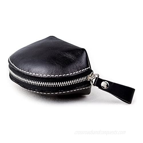 ANCICRAFT Genuine Leather Wallet Coin Purse Change Pouch Card Key Holder Gift