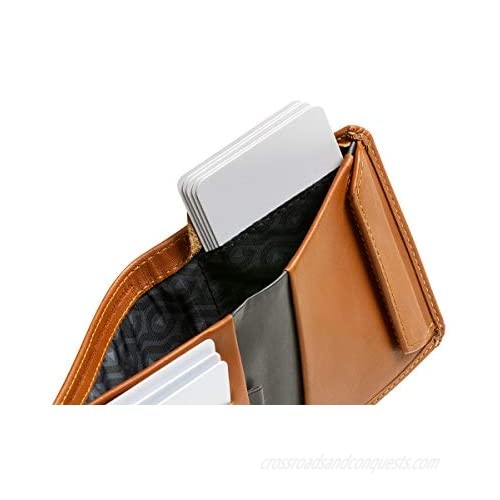 Bellroy Coin Wallet (Slim Coin Wallet Bifold Leather Design Holds 4-8 Cards Magnetic Closure Coin Pouch)