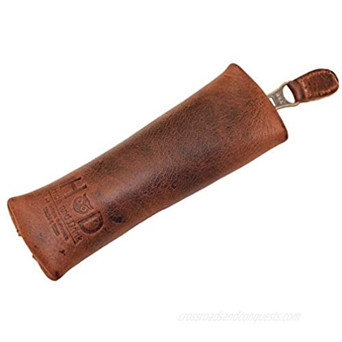 Hide & Drink Leather Coin Organizer Cash Holder Case Vintage Zippered Pouch Accessories Handmade Includes 101 Year Warranty :: Bourbon Brown