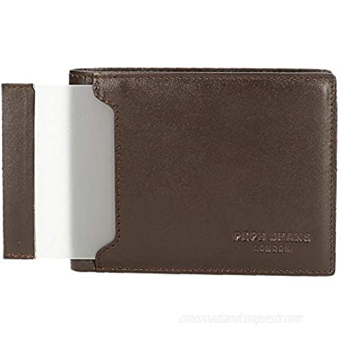 Pepe Jeans Dark Horizontale Brieftasche mit Portemonnaie Braun 12 5x9 5x1 cms Leder