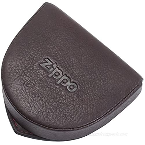 Zippo Men's Leather Accessories Coin Pouch  8 cm  brown