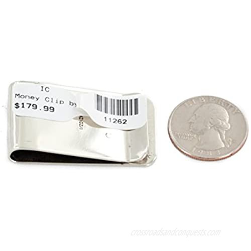 $180Tag 12ktGF Silver Bear Certified Navajo Native American Money Clip 11262 Made By Loma Siiva