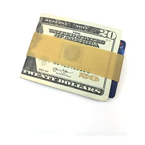 Big Lou The Original Rubber Band Wallet Money Clip Card Holder Money Bands (Package of 30)