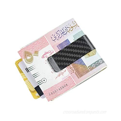 Carbon Fiber Money Clip for Credit Card Holder Slim Business Front Pocket Clips 38/28/22mm