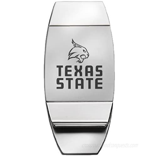 LXG  Inc. Texas State University–San Marcos - Two-Toned Money Clip - Silver