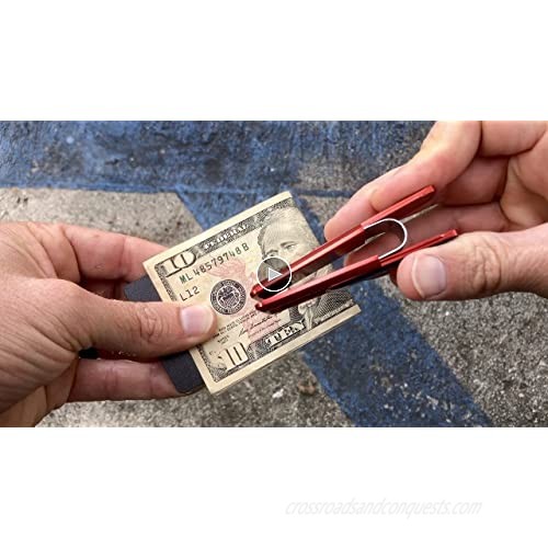 M-CLIP Stainless Steel Money Clip Cash and Credit Card Holder Minimalist Wallet Alternative