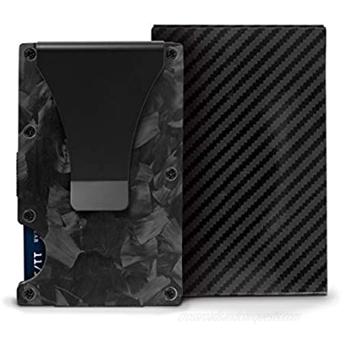 Safedome Forged Card Holder Money Clip Wallet