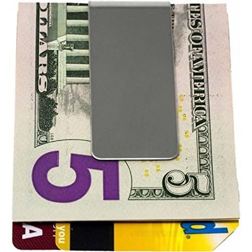 Shiny Silver Stainless Steel Boxed Money Clip