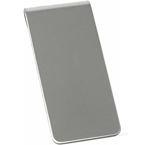Shiny Silver Stainless Steel Boxed Money Clip