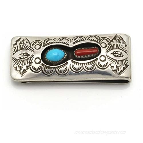 Sterling SIlver Stamped Money Clip by Skeets