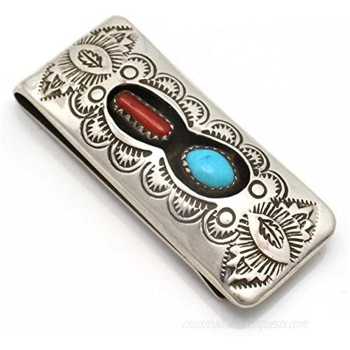 Sterling SIlver Stamped Money Clip by Skeets