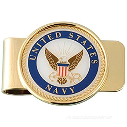 USN (Navy) Money Clip  Card Holder
