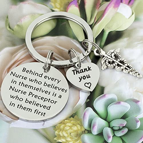 Hutimy Nurse Instructor Gifts Keychain Clinical Instructor Jewelry Nursing Preceptor Nurse Preceptor Key Chain