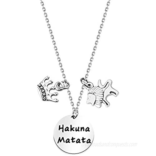 KUIYAI Hakuna Matata No Worries Macrame Bracelet Inspired Gift