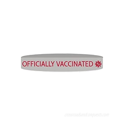 OFFICIALLY VACCINATED BRACELET | NATIONALLY RECOGNIZED COLORS | UNISEX | UNIVERSAL SIZE