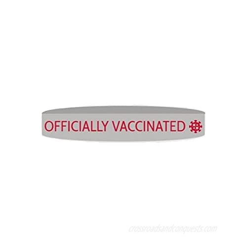 OFFICIALLY VACCINATED BRACELET | NATIONALLY RECOGNIZED COLORS | UNISEX | UNIVERSAL SIZE