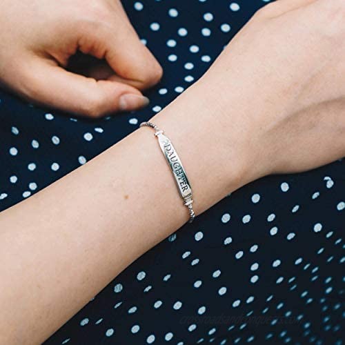 Philip Jones Daughter ID Friendship Bracelet Created with Austrian Crystals