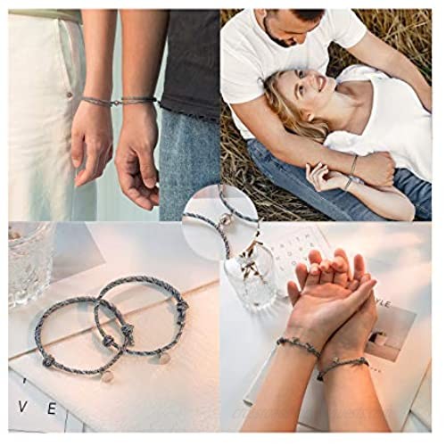 Tarsus Magnetic Couple Bracelet Set Vows of Eternal Love Jewelry Gifts for Couple Bestfriend