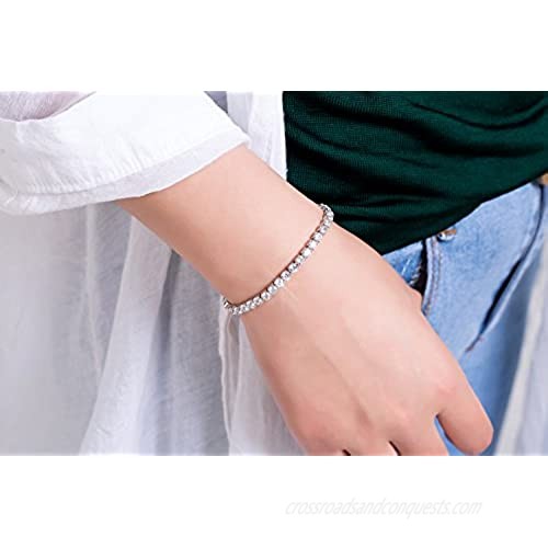 ASHMITA Fashion Adjustable Chain Bracelet for Women Cubic Zirconia Rose Gold Gift Bracelet of Luxury Shining Jewelry