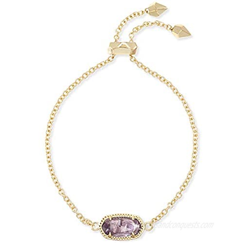 Kendra Scott Elaina Adjustable Chain Bracelet for Women  Fashion Jewelry  Gold-Plated