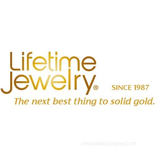 Lifetime Jewelry 9mm Filigree Bracelet for Women 24k Real Gold Plated Charm