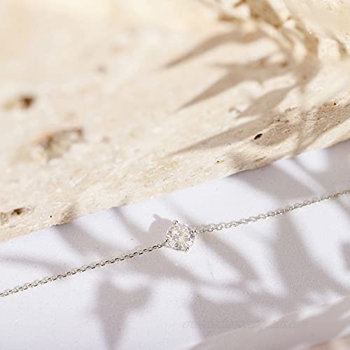PAVOI 14K Gold Plated Cubic Zirconia Solitaire Diamond Bracelet | Bridesmaid Bracelets | Gold Bracelets for Women