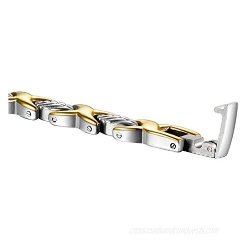 Titanium Magnetic Bracelets for Women Elegant Steel Magnet Bracelets Adjustable