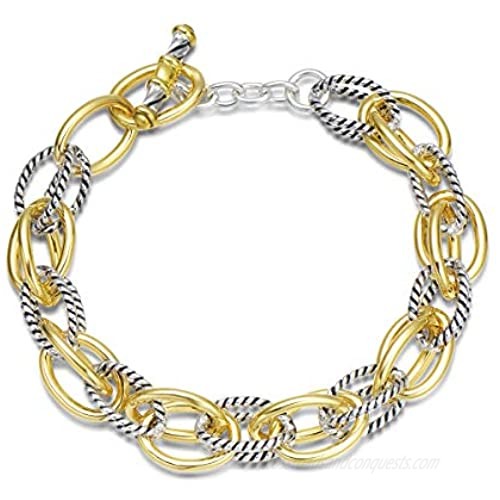 UNY Bracelet Designer Brand Inspired Antique Women Jewelry Cable Wire Vintage Valentine