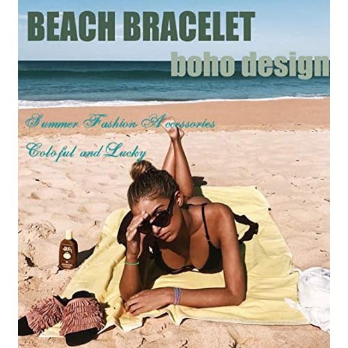 Subiceto 12 Pieces Multicolor String Handmade Braided Bracelet Strand Waterproof Bohemian Bracelets for Women Boho Handcrafted Jewelry Set