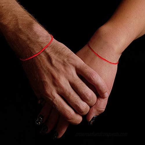 The Original Kabbalah Red String Bracelet from Israel - Red String Bracelet Pack 60 Inch Red String for up to 7 Evil Eye Protection Bracelets - Prayer Blessing & Instructions Included!