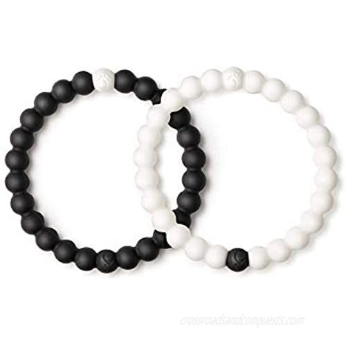 Lokai Black & White Bracelet Pair