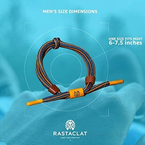 Rastaclat Positive Vibes Single Lace Bracelet For Men and Women
