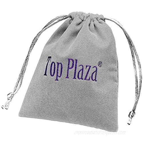 Top Plaza 7 Chakra Stone Yoga Bracelet Reiki Healing Crystal Natural Gemstone Braided Rope Bracelets for Women Girl