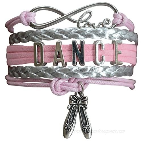 Infinity Collection Dance Bracelet- Girls Dance Jewelry for Dance Recitals Dancers and Dance Teams