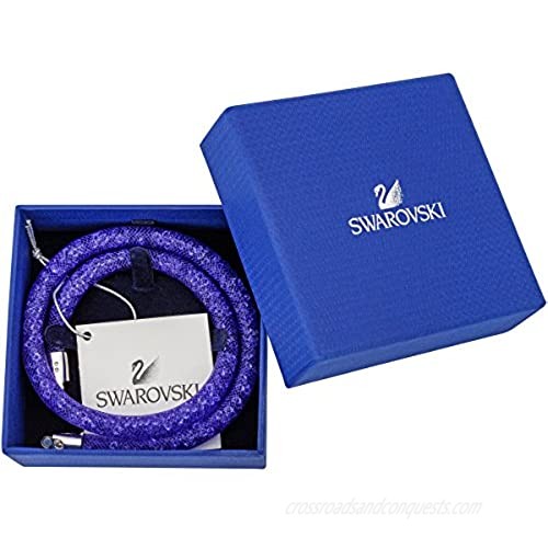Swarovski Crystal STARDUST Purple Double Bracelet Medium #5089834