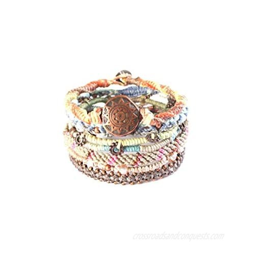 Wakami Women's Earth Bracelet With 7 Strands Day