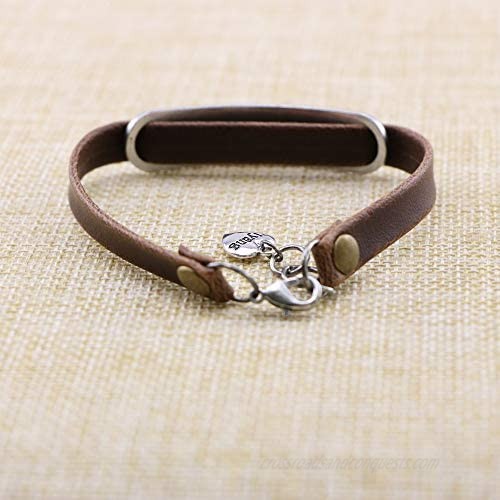 Yiyang Leather Bracelets Jewelry for Women Inspirational Bracelets Gift for Her