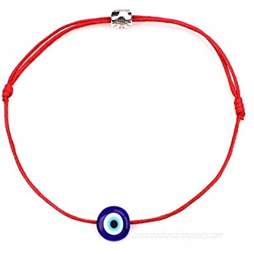 Ziper 2pcs Evil Eye Adjustable Bracelet Kabbalah String Bracelet/BFF Bracelet