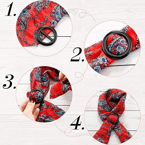 30 Pieces T Shirt Clips Plastic Scarf Clip Ring Shirt Clips Resin Elegant Fashion Scarf Buckle with Assorted Shapes for Women Ladies Girls 1.18 Inches