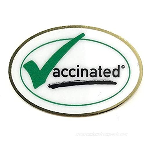 EQ Brands Covid-19 GreenCheck Vaccination Pin