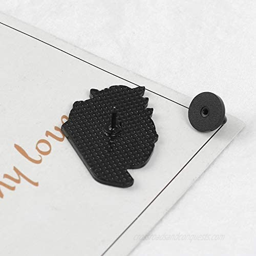 Horror Dark Brooch Cool Enamel Pins Black Art Set for Jacket Backpack Hat Pant Accessories 7 Packs